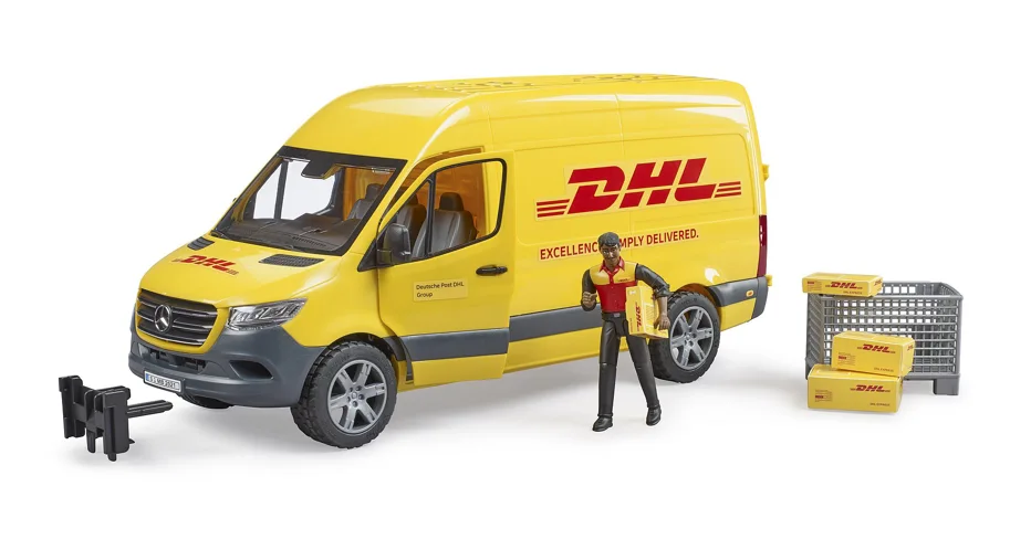 BRUDER MB Spriter DHL mit Fahrer